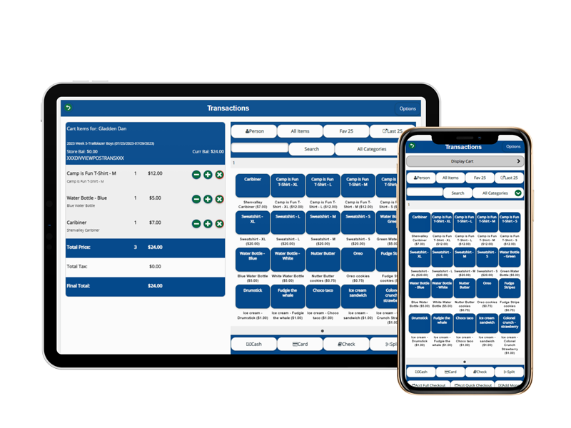 point of sale screens