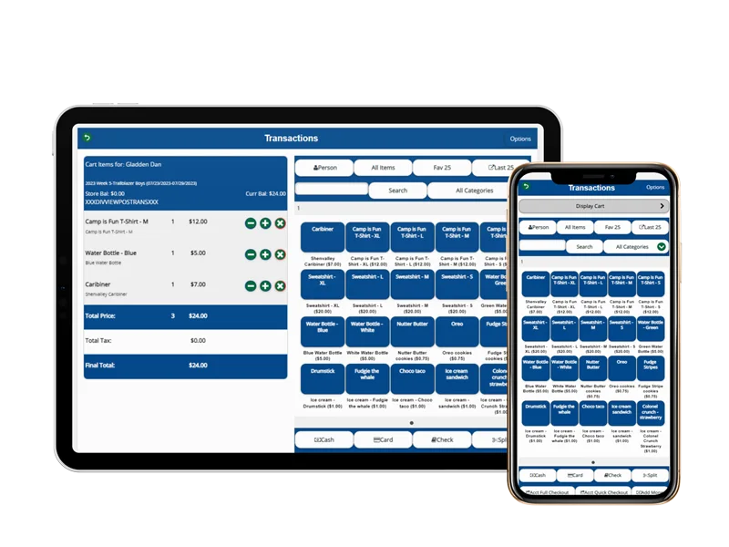 point of sale screens