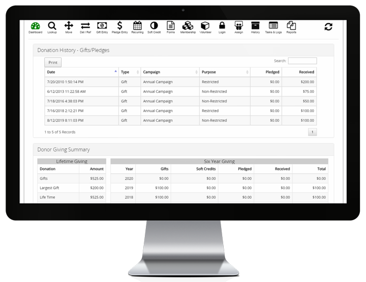 Donor Management Software