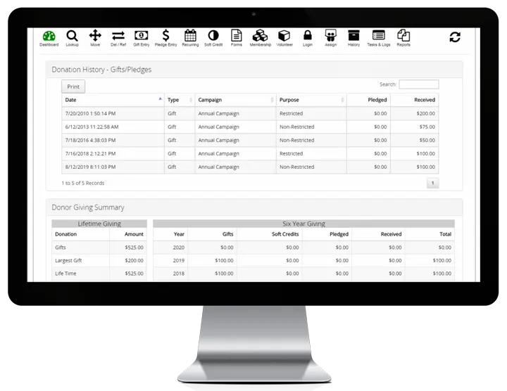 Donor Management Software